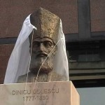 Inaugurarea bibliotecii - dezvelirea statuii lui Dinicu Golescu
